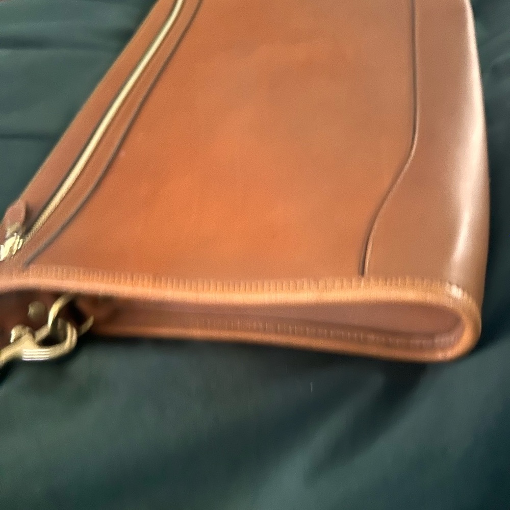 Brown Leather Messenger Bag; Ghurka Docket #7 (~2014) - Picture 4 of 6